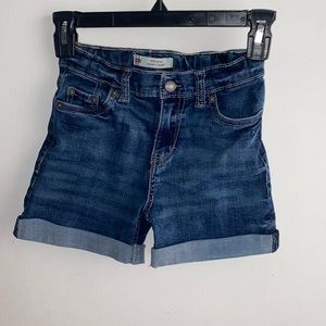 💖5/$25💖Girls Levi High Rise Shorty Shorts
